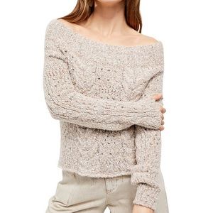 Free people Cropped pullover sweater